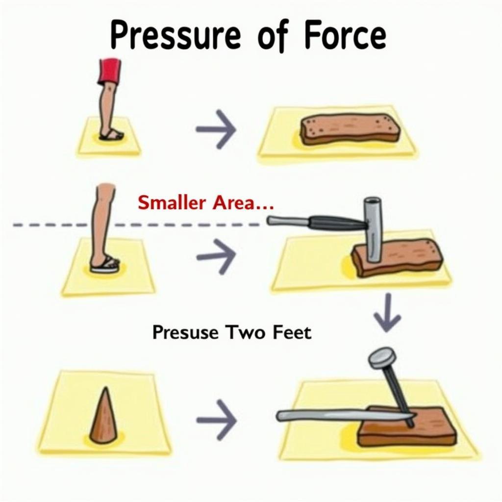 Pressure, Area, and Force