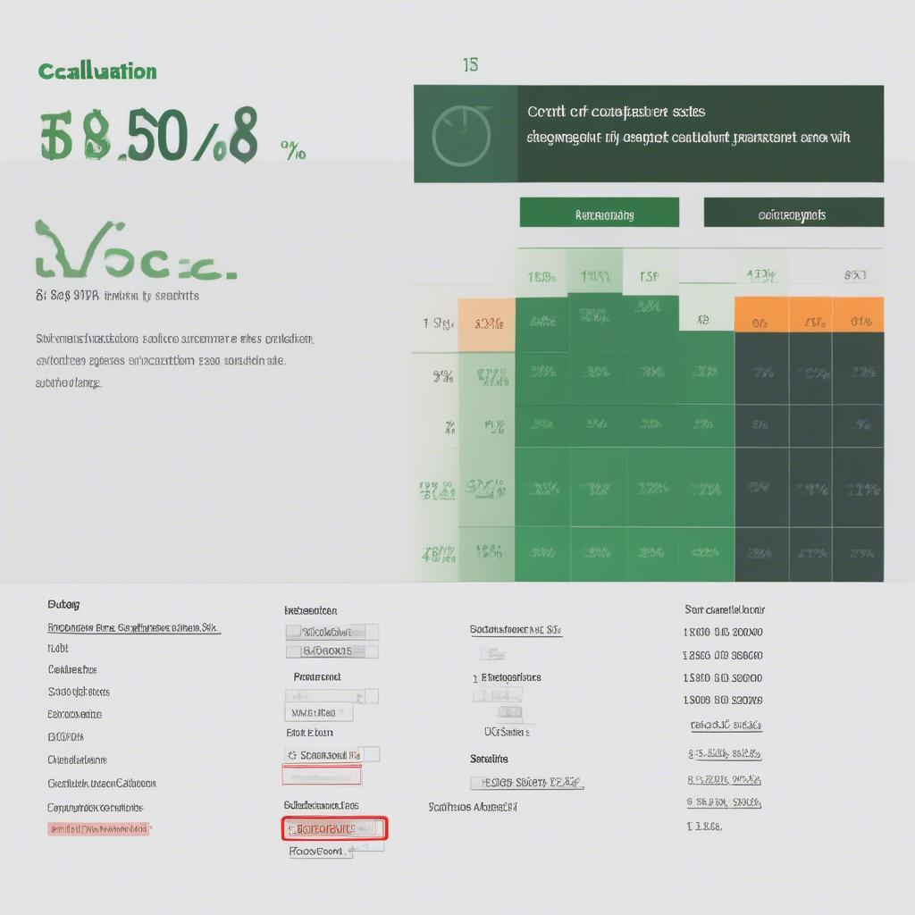 Các cách tính tỷ lệ phần trăm phổ biến trong Excel