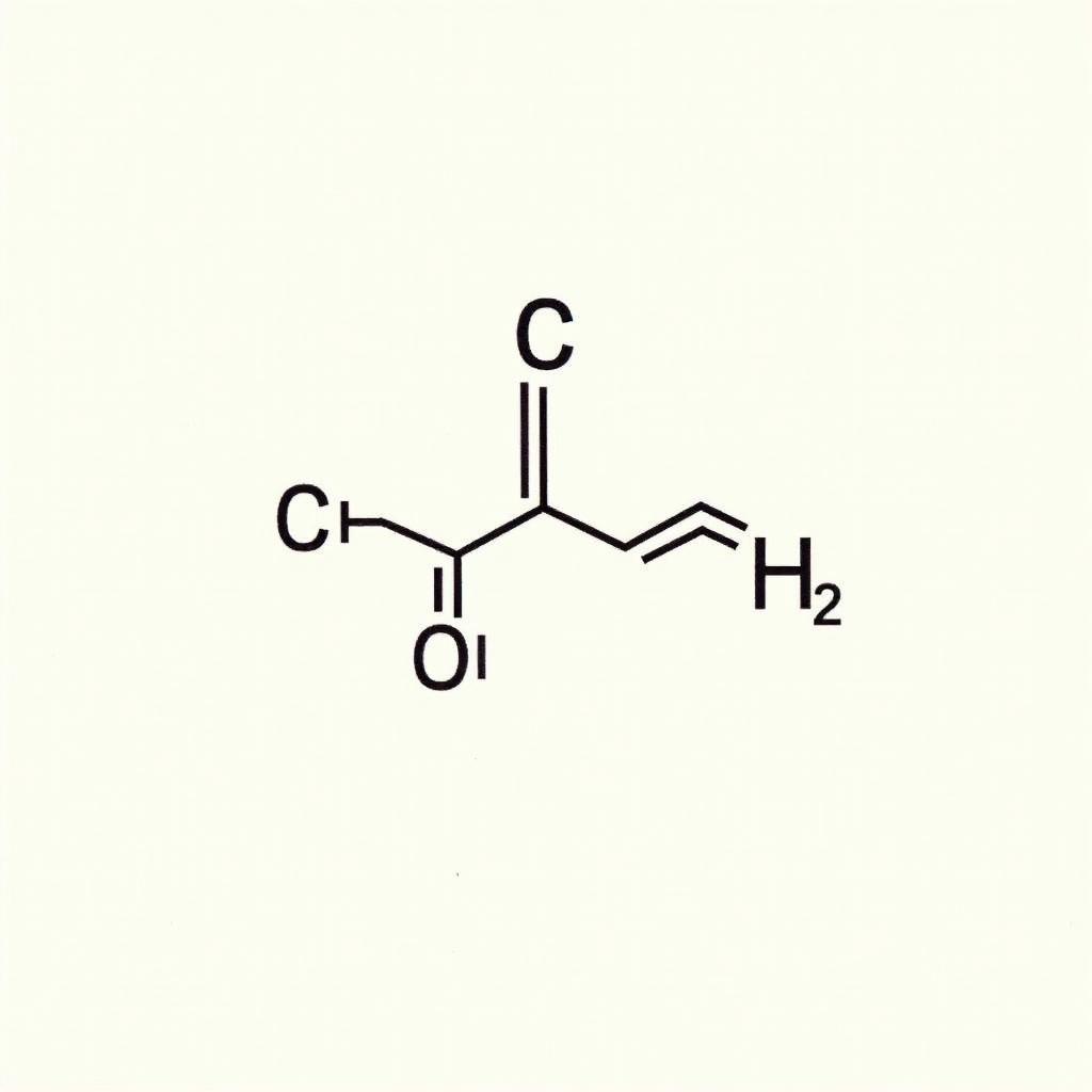 Cấu trúc hóa học của gốc acrylat