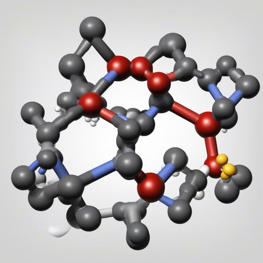 Cấu trúc phân tử của Phenolphtalein