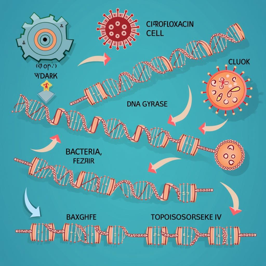 Cơ chế hoạt động của Ciprofloxacin