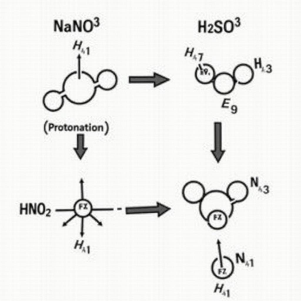 Cơ chế phản ứng giữa NaNO3 và H2SO4