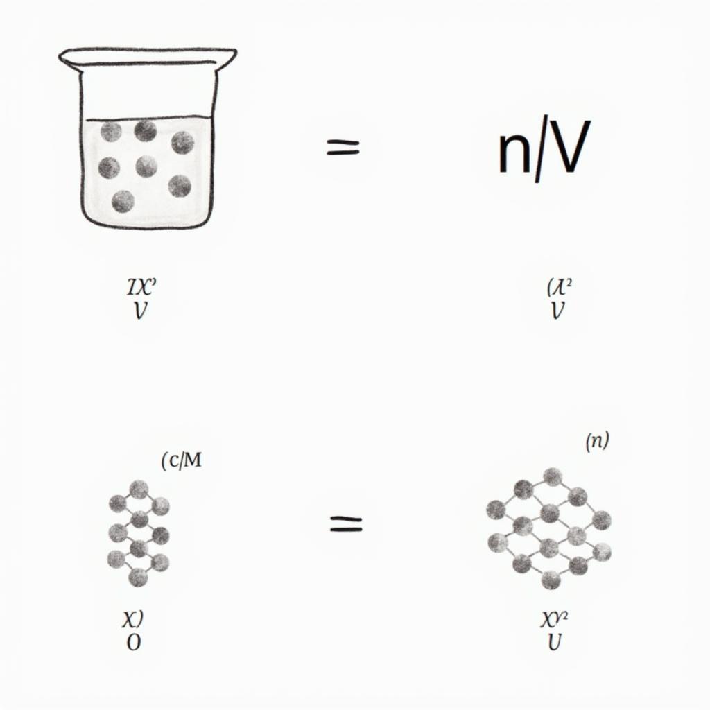 Công thức tính nồng độ Mol