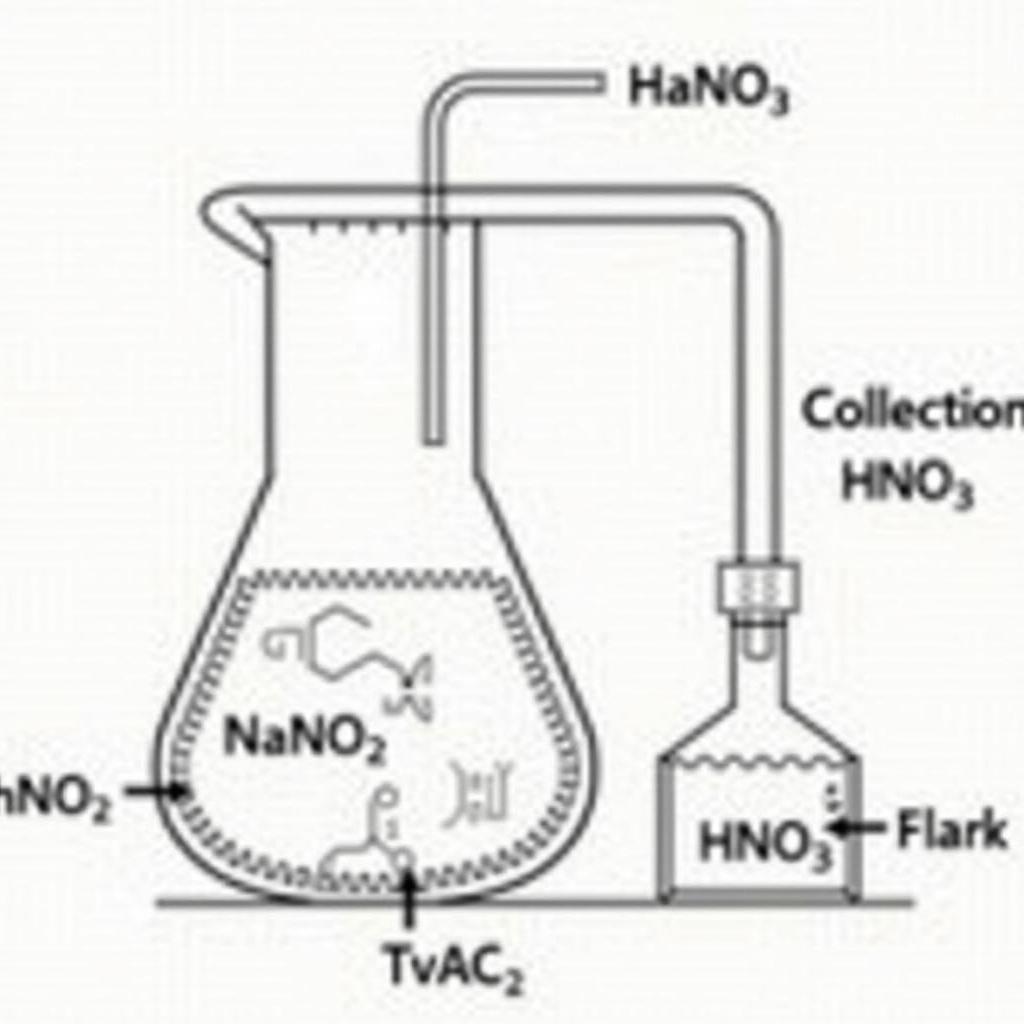 Quá trình điều chế HNO3 trong phòng thí nghiệm