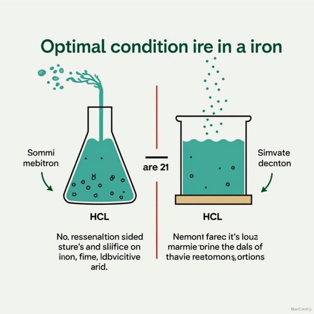 Điều kiện phản ứng Fe cộng HCl