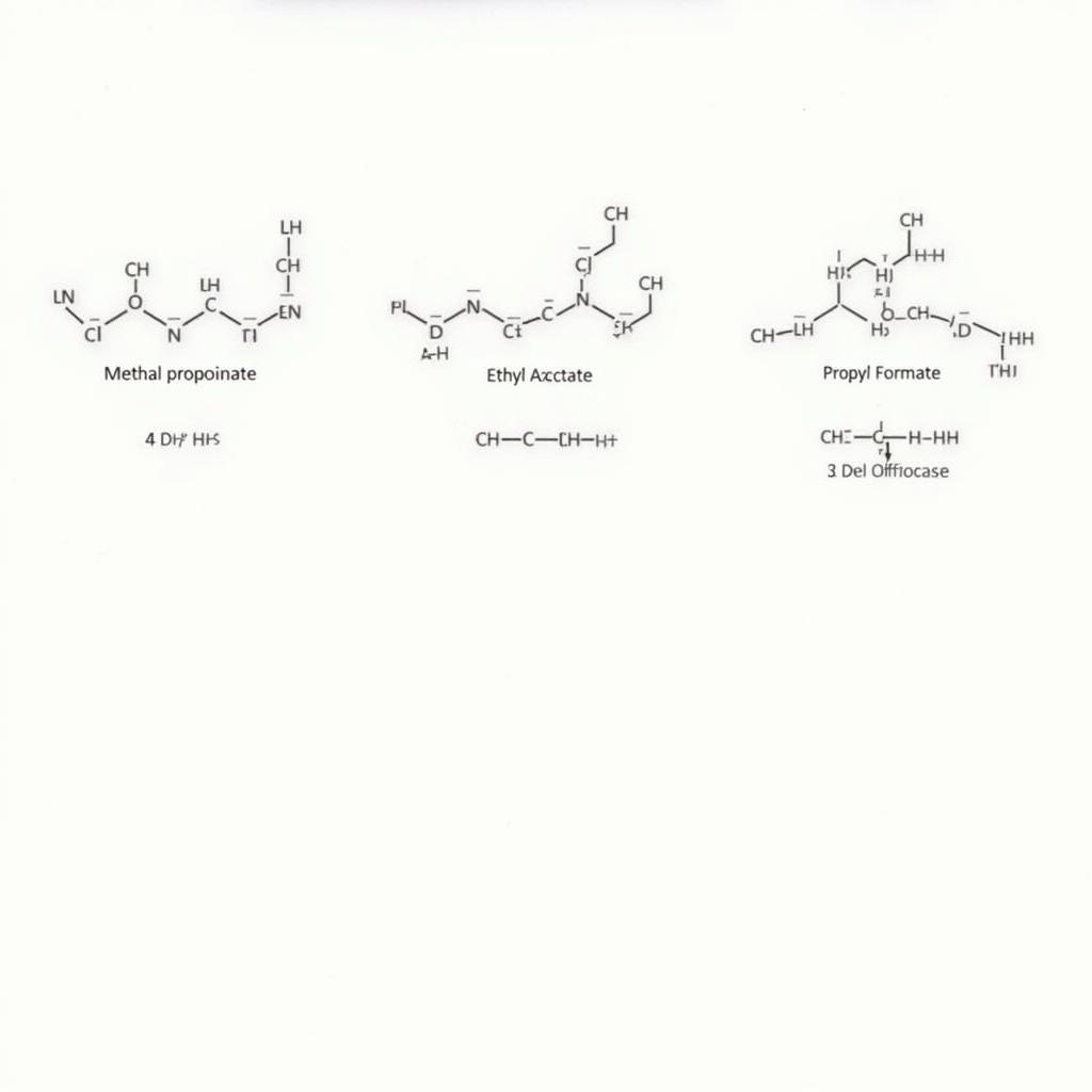 Các Đồng Phân Este của C4H8O2