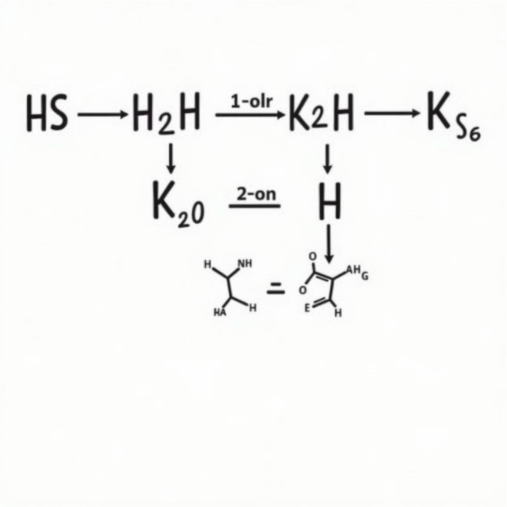 Phản ứng H2S và KOH tỉ lệ mol 1:2