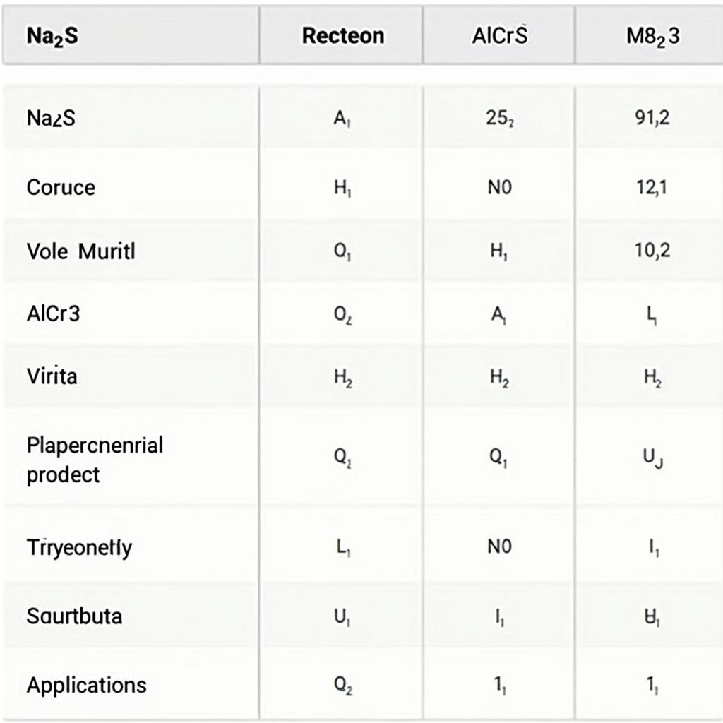 Kết luận về phản ứng giữa Na2S và AlCl3