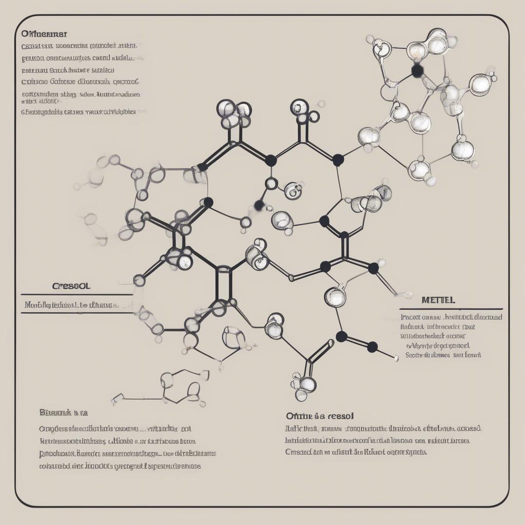 Cấu trúc phân tử Methylphenol