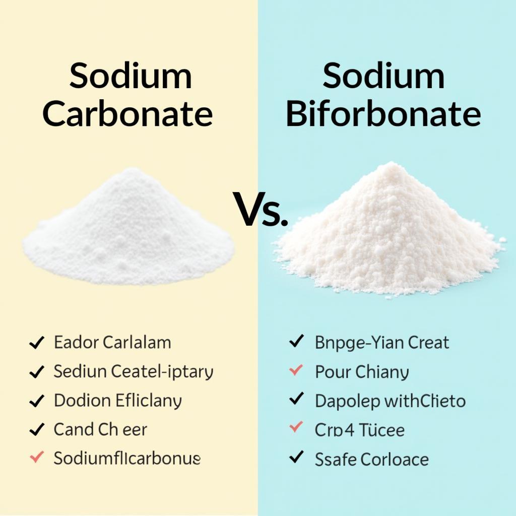 Natri Cacbonat và Natri Hidrocacbonat