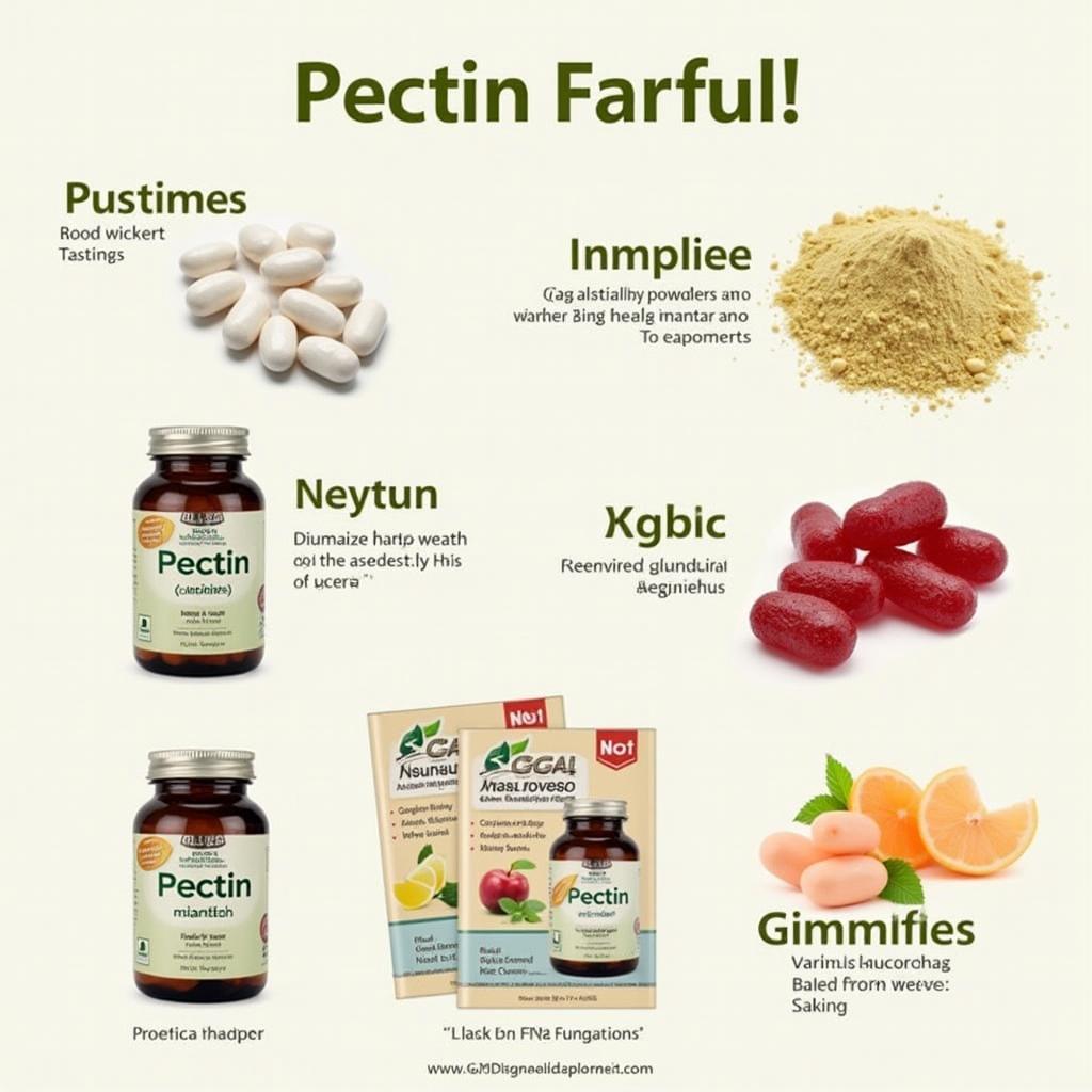 Pectin bổ sung sức khỏe