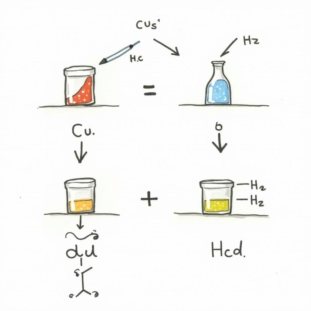 Phản ứng giữa CuS và HCl loãng