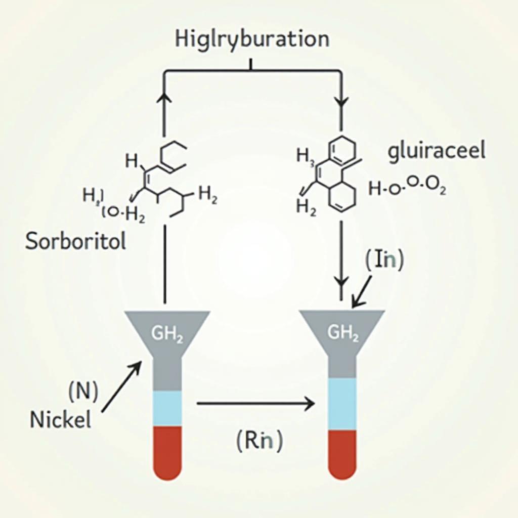 Phản ứng hydrogen hóa glucose tạo sorbitol