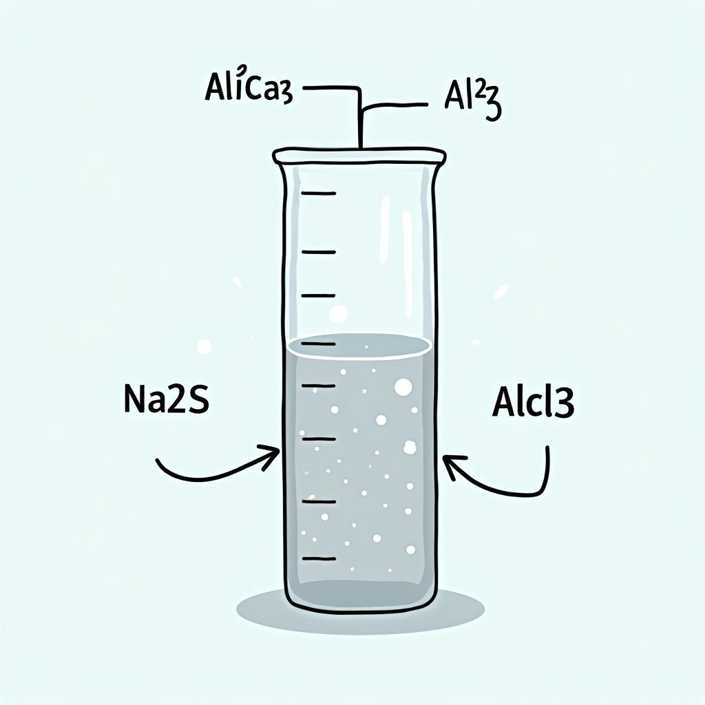 Phản ứng giữa Na2S và AlCl3