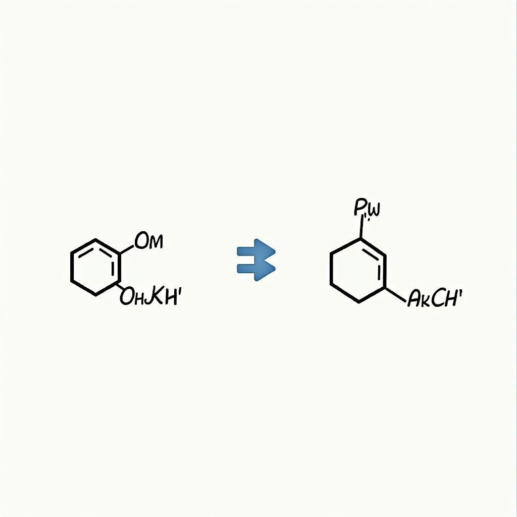 Phản ứng của phenol với anhydrit axetic