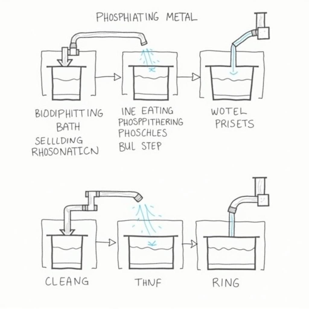 Quy trình phốt phát hóa kim loại