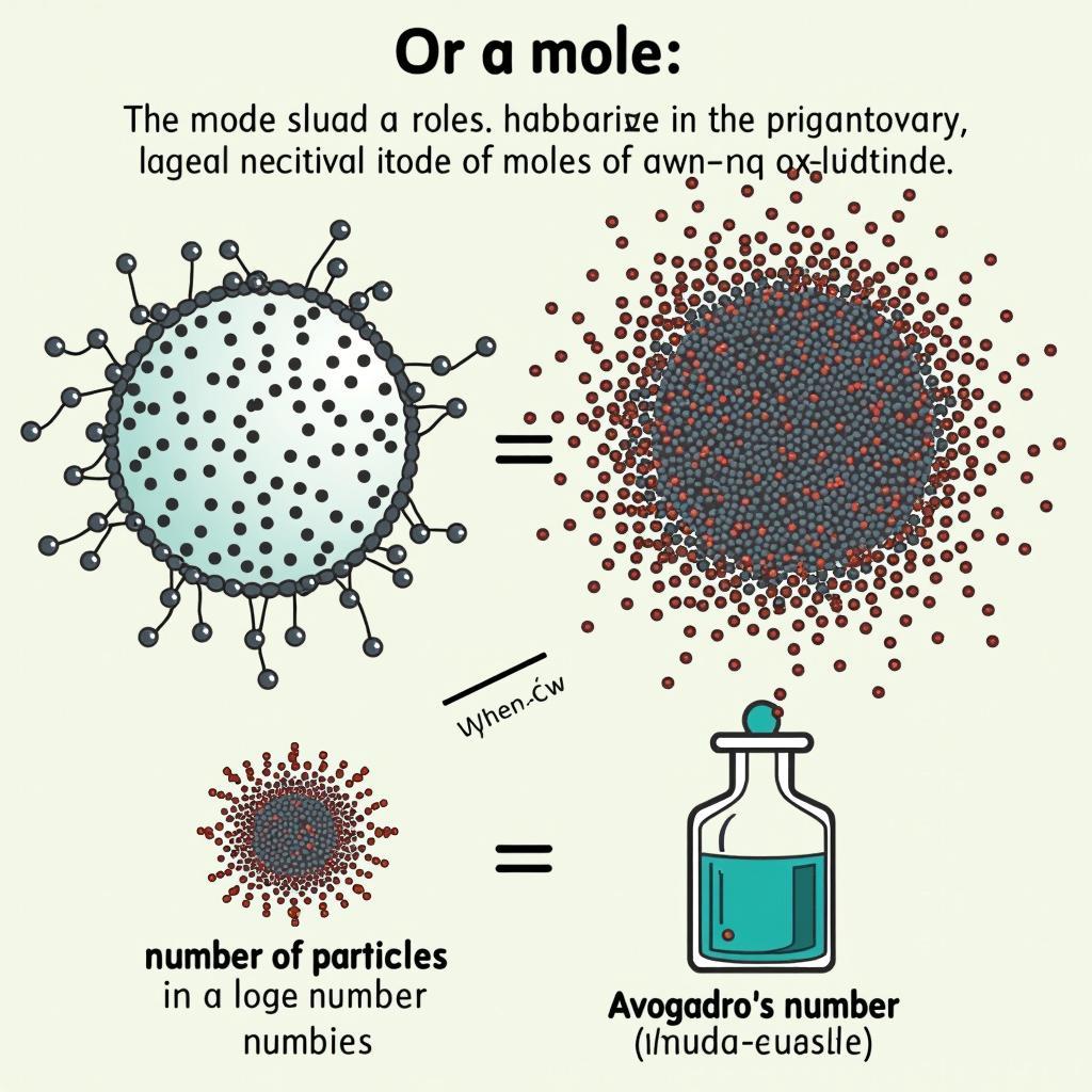 Mol and Avogadro's Number for Determining the Number of Atoms