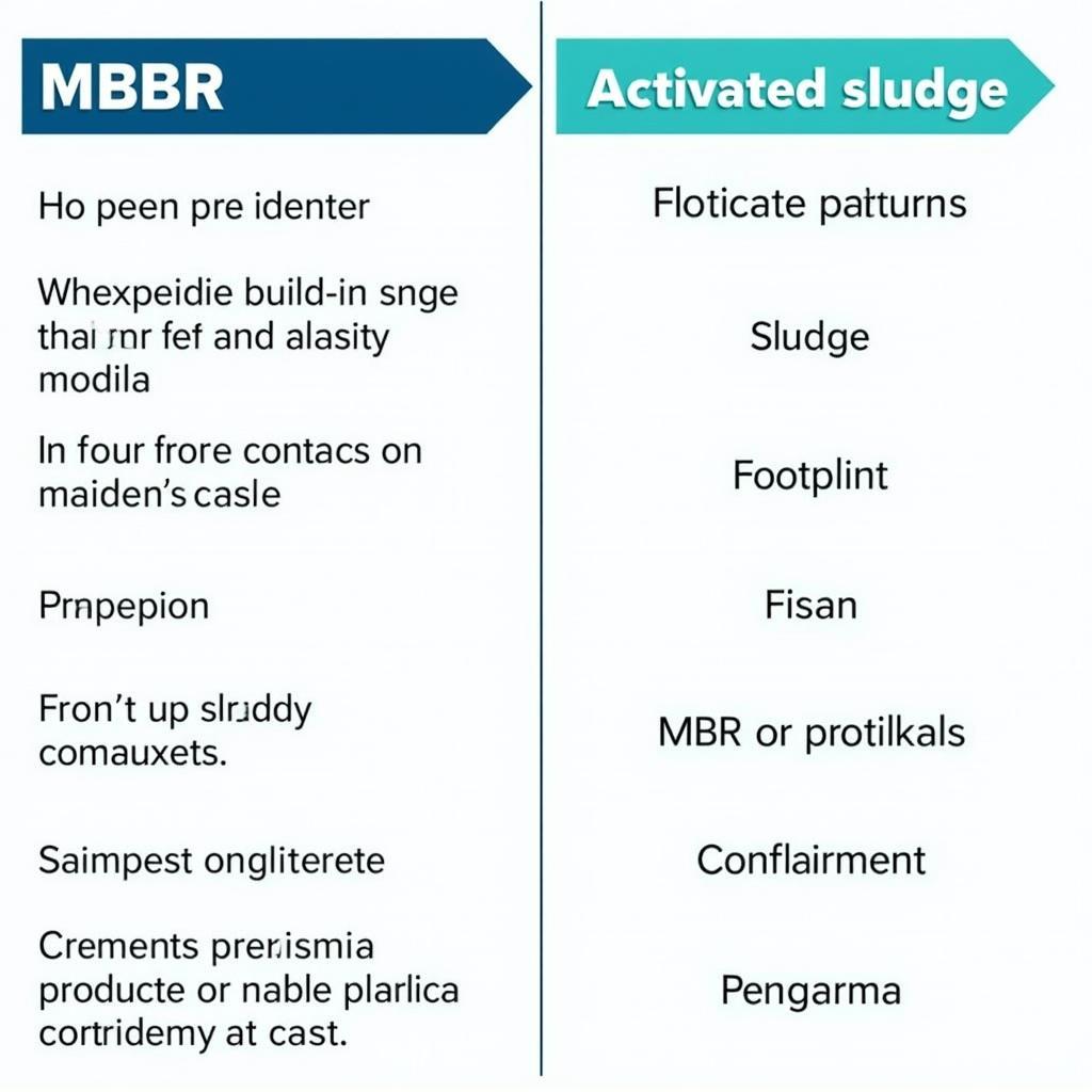 So sánh công nghệ MBBR với các công nghệ khác