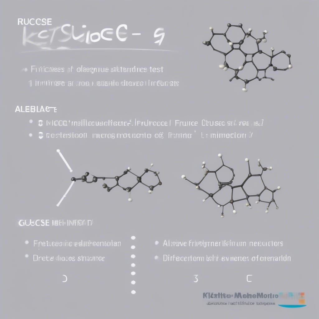 So sánh Fructozo và Glucose