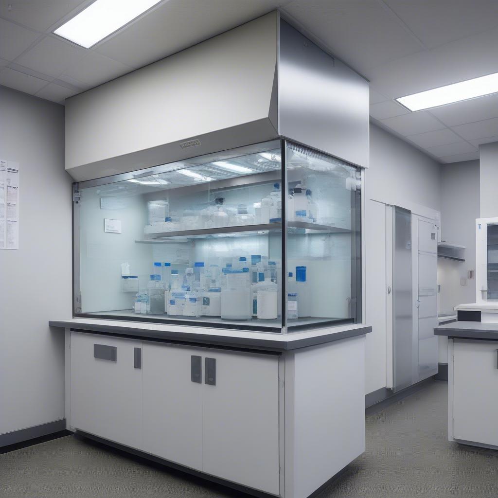 Laboratory Fume Hood Ensuring Safety