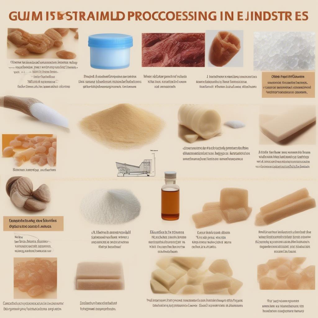 Ứng dụng của gum trong công nghiệp