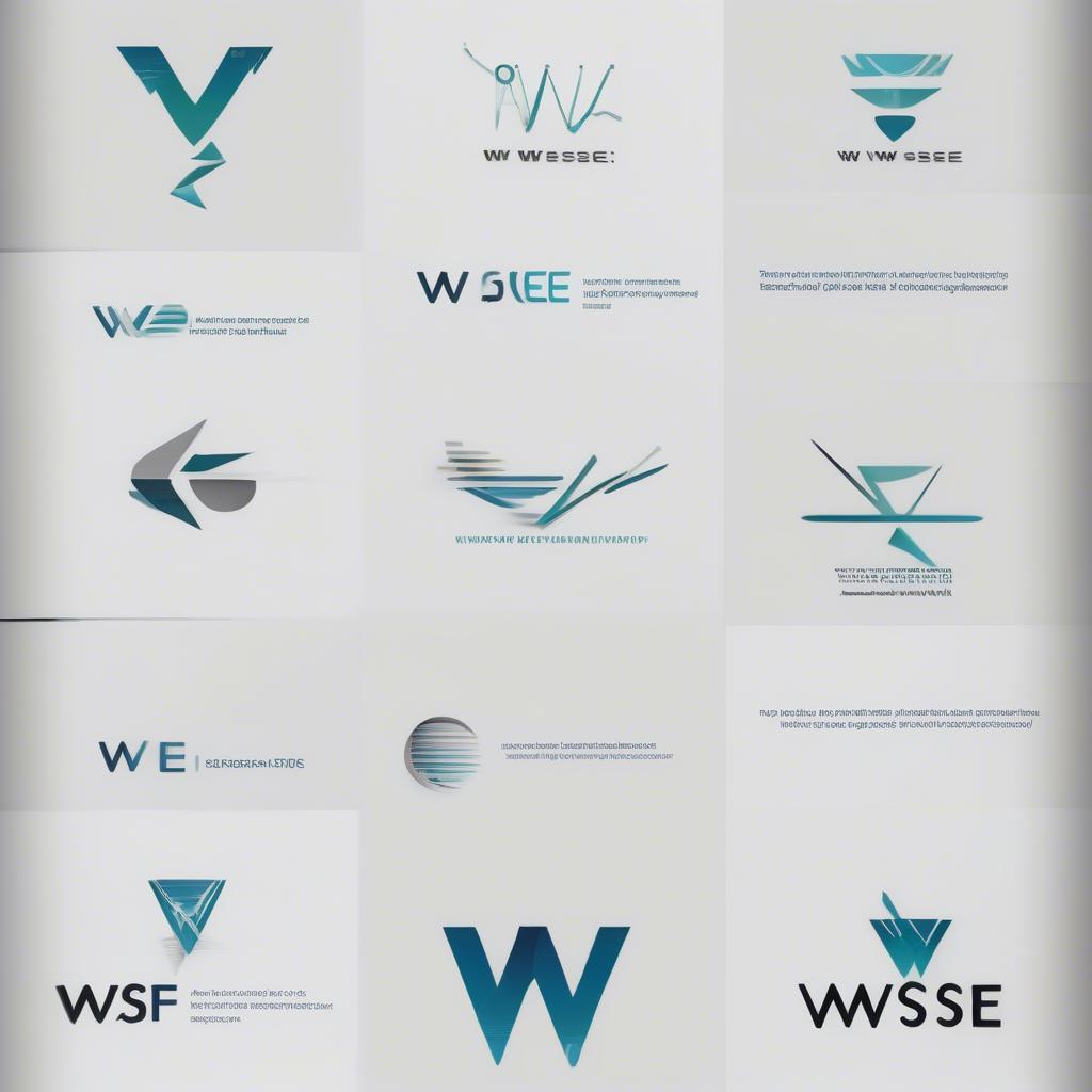 WSE logo: Hiện đại và sáng tạo