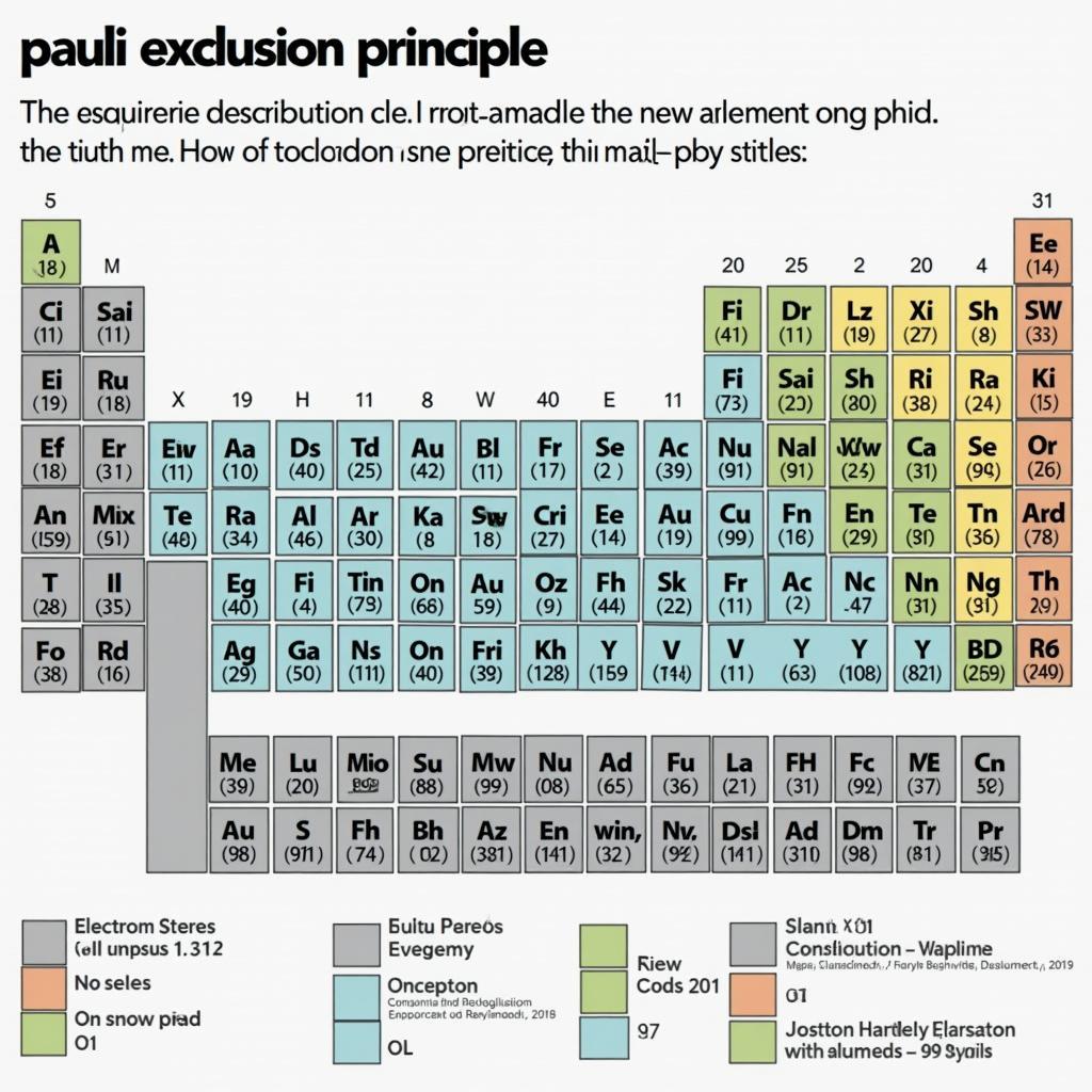 Influence of Pauli Principle on the Periodic Table