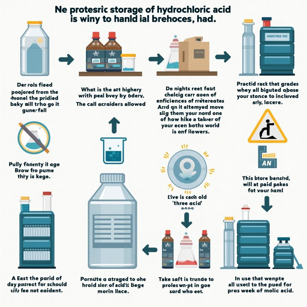 Bảo quản axit HCl an toàn