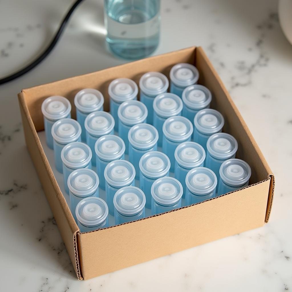 Storing 5ml Distilled Water Tubes