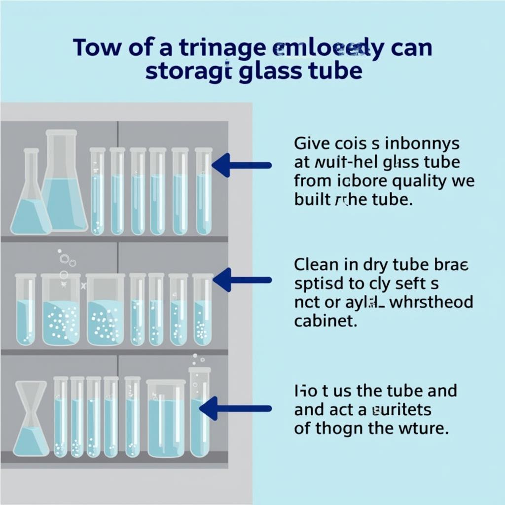 Bảo quản ống thủy tinh thí nghiệm