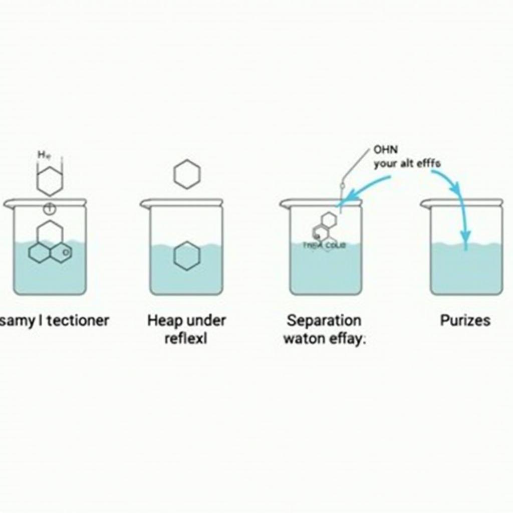 Các bước điều chế isoamyl axetat