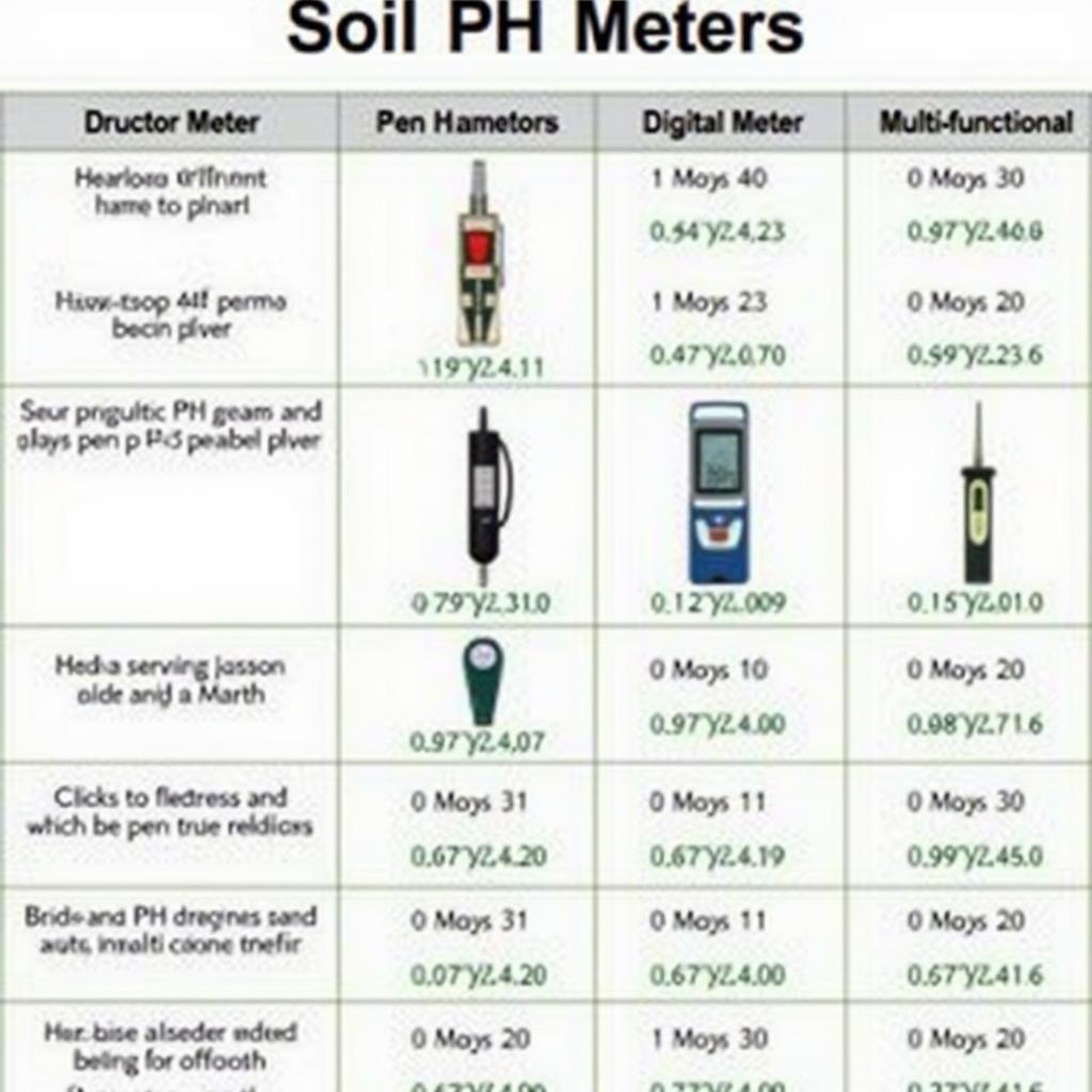 Các loại máy đo pH đất