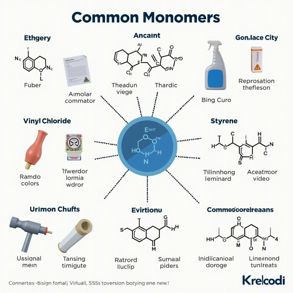 Các loại monome phổ biến
