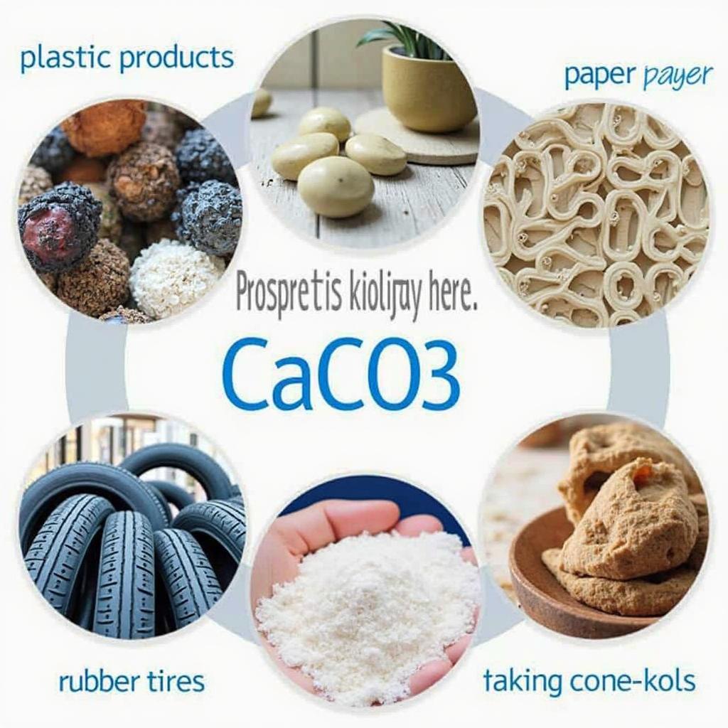 Các ứng dụng khác của bột đá CaCO3