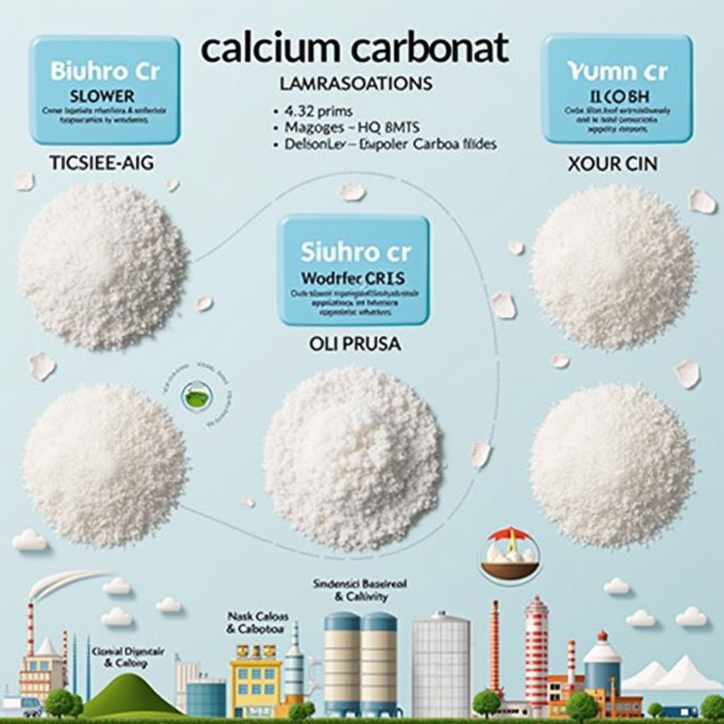 Calcium Carbonate ứng dụng trong công nghiệp