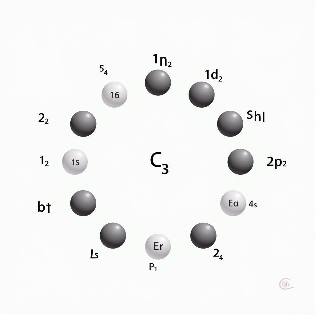 Cấu hình electron cơ bản của cacbon