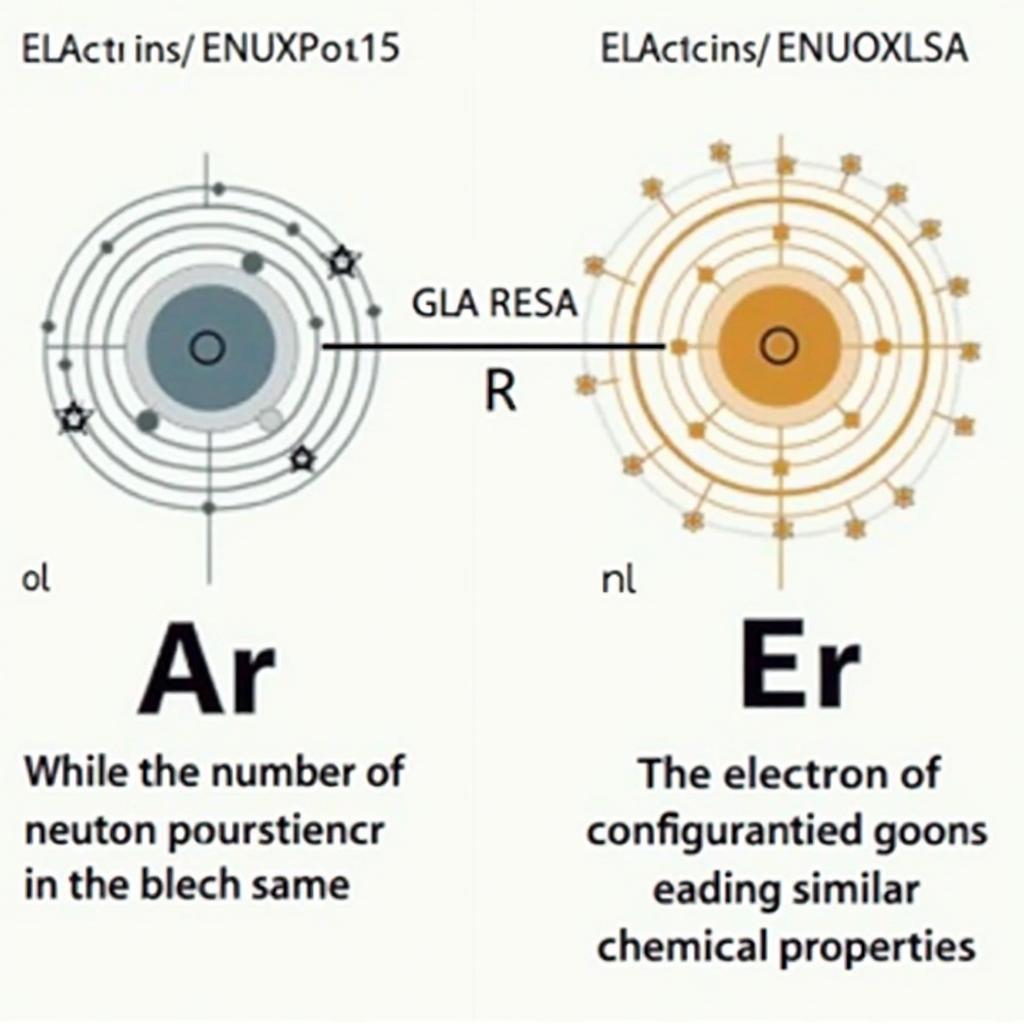 Cấu hình electron và đồng vị