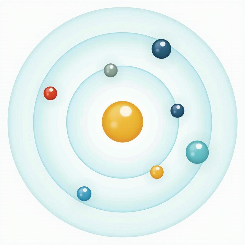 Cấu tạo nguyên tử với electron