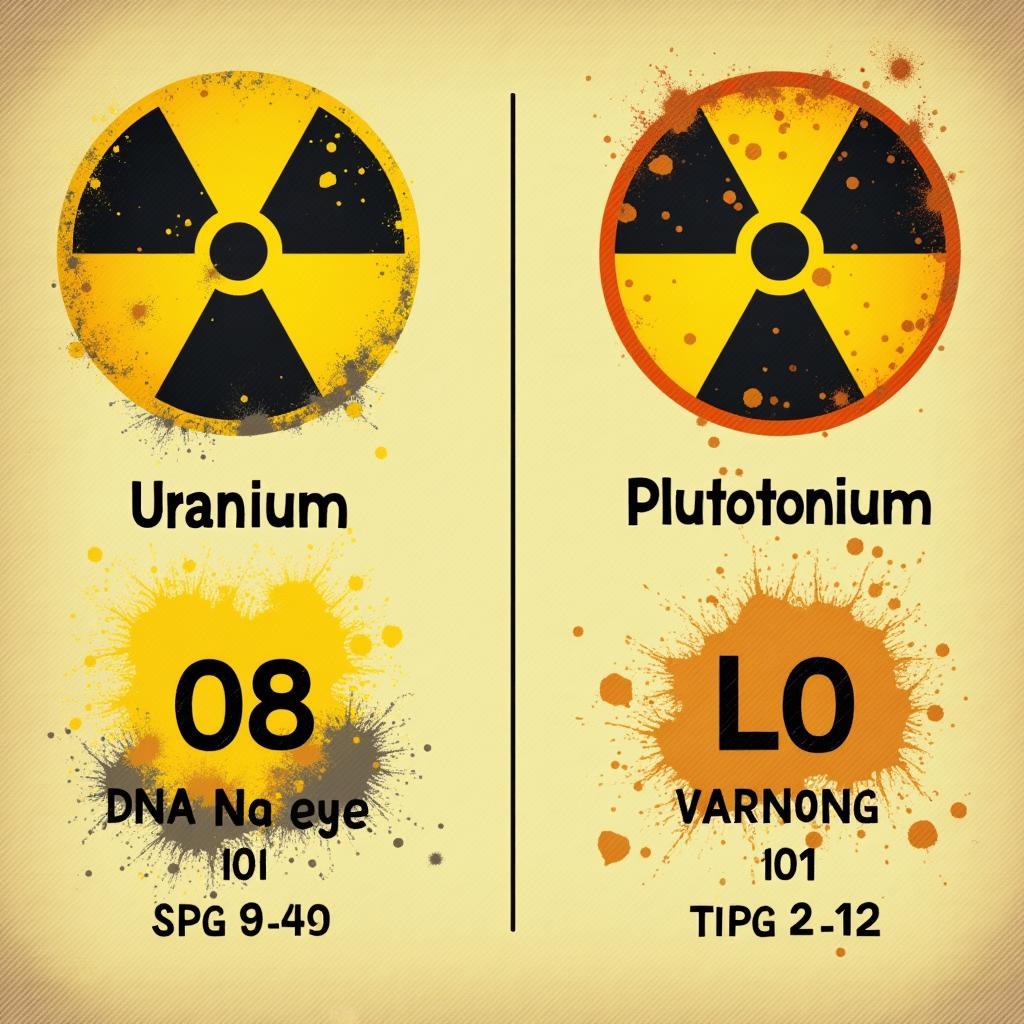 Uranium và Plutonium: Hai chất phóng xạ nguy hiểm