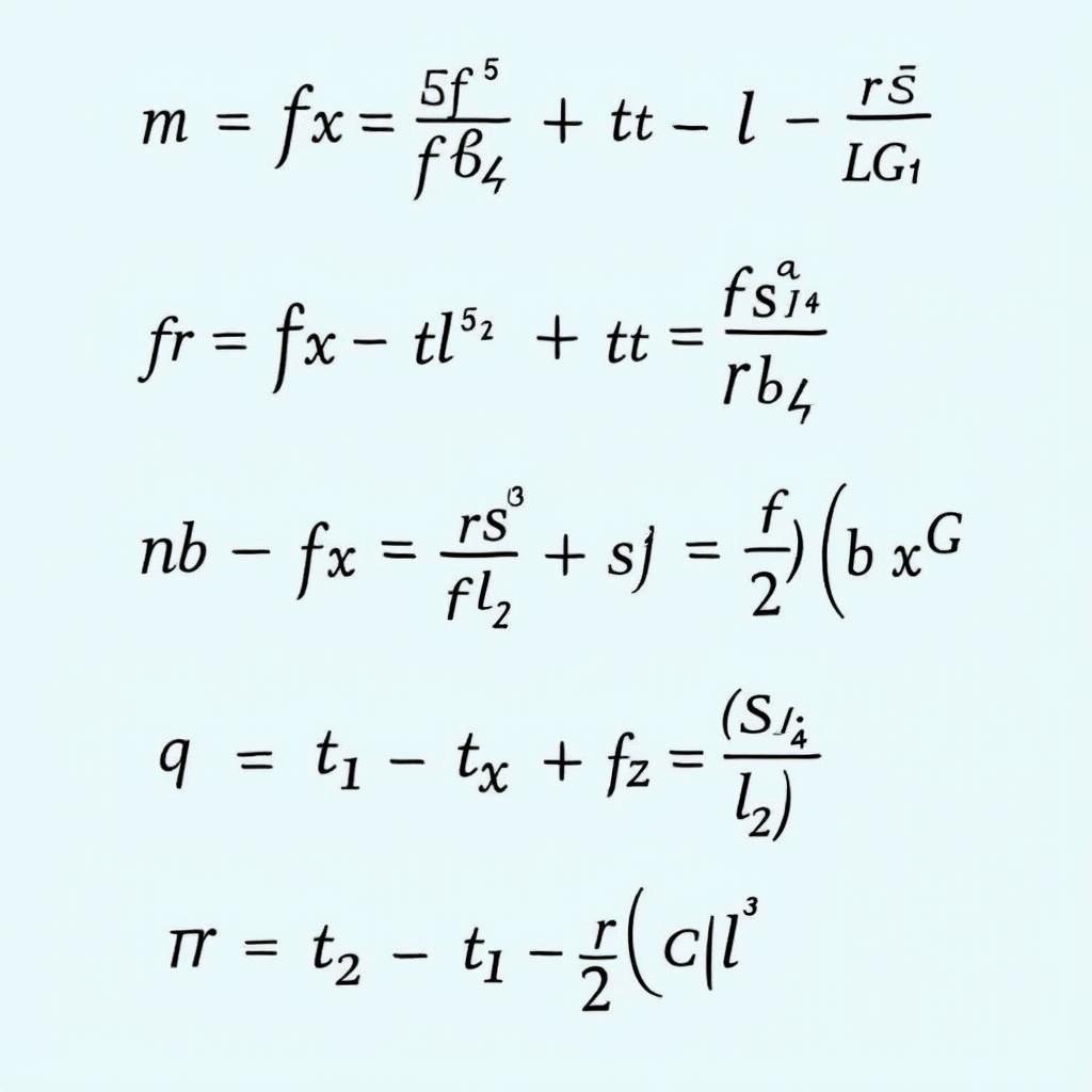 Pressure Conversion Formulas