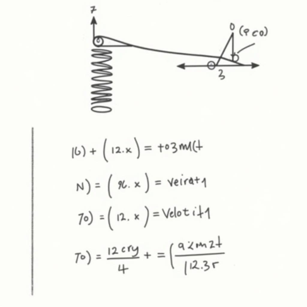 Công Thức Tính Biên Độ Con Lắc Lò Xo