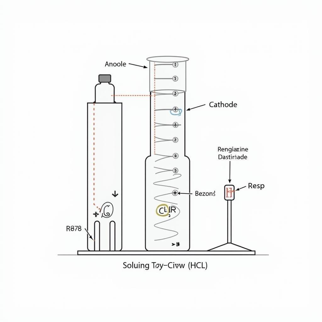 Điện phân dung dịch HCl