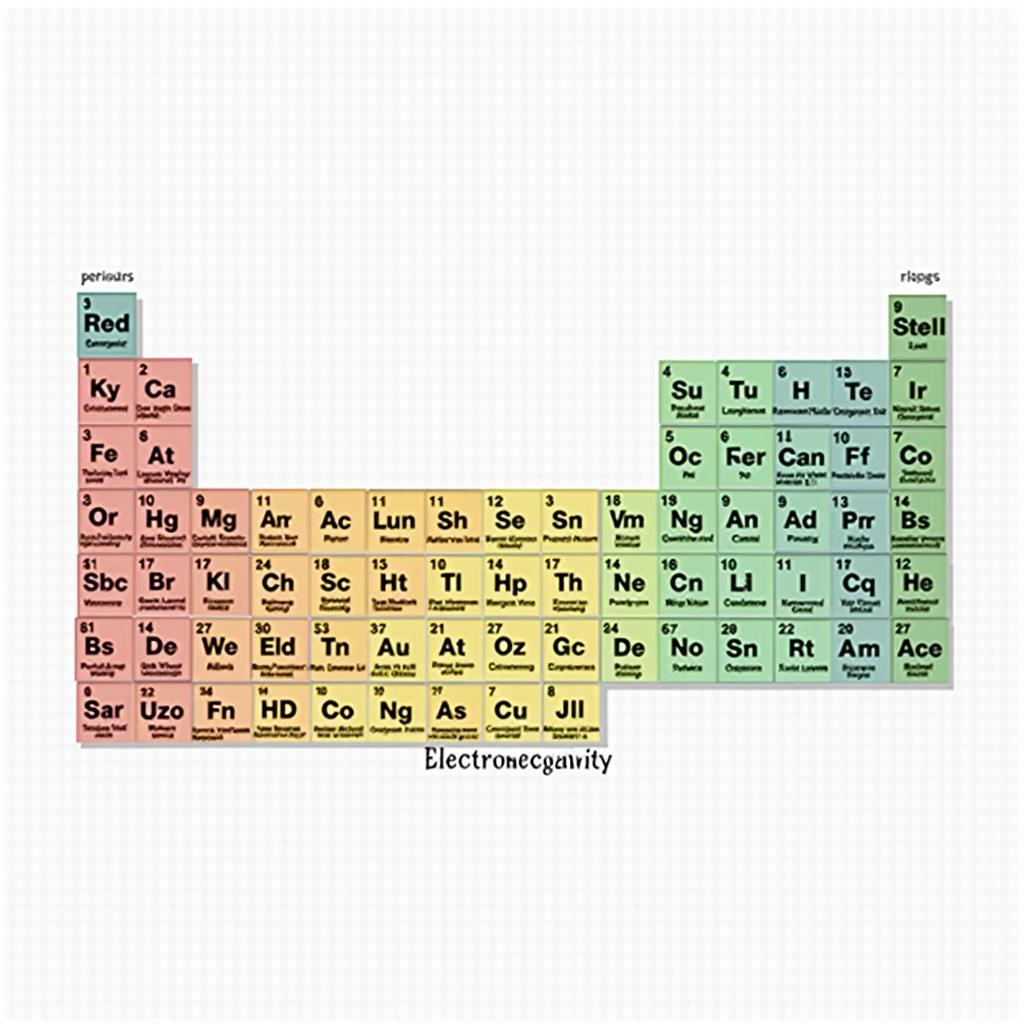 Độ âm điện và bảng tuần hoàn