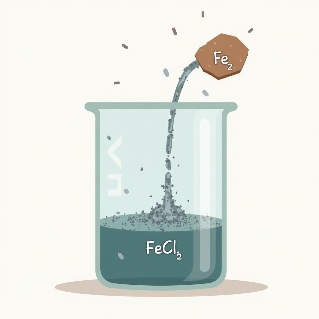 Fe Dissolving in FeCl2 Solution