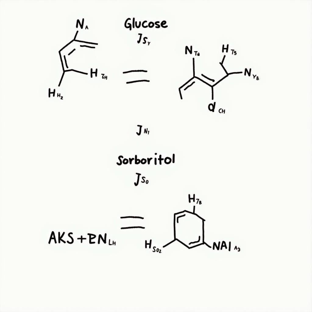 Quá trình chuyển đổi glucozo thành sobitol