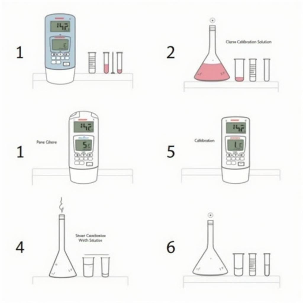 Hiệu chuẩn máy đo pH Hanna