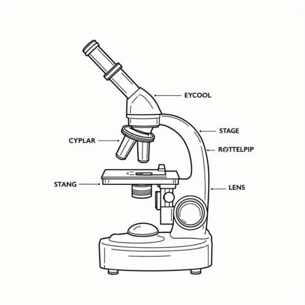 Cấu tạo kính hiển vi 3 mắt