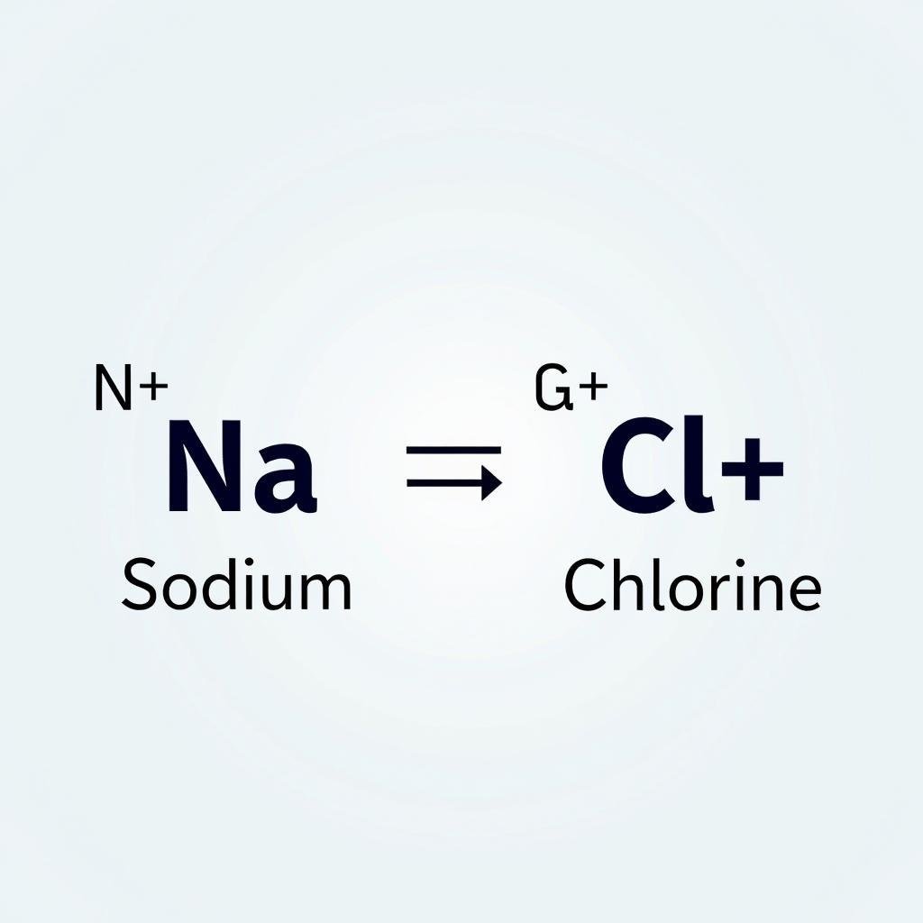 Liên kết ion trong muối ăn NaCl