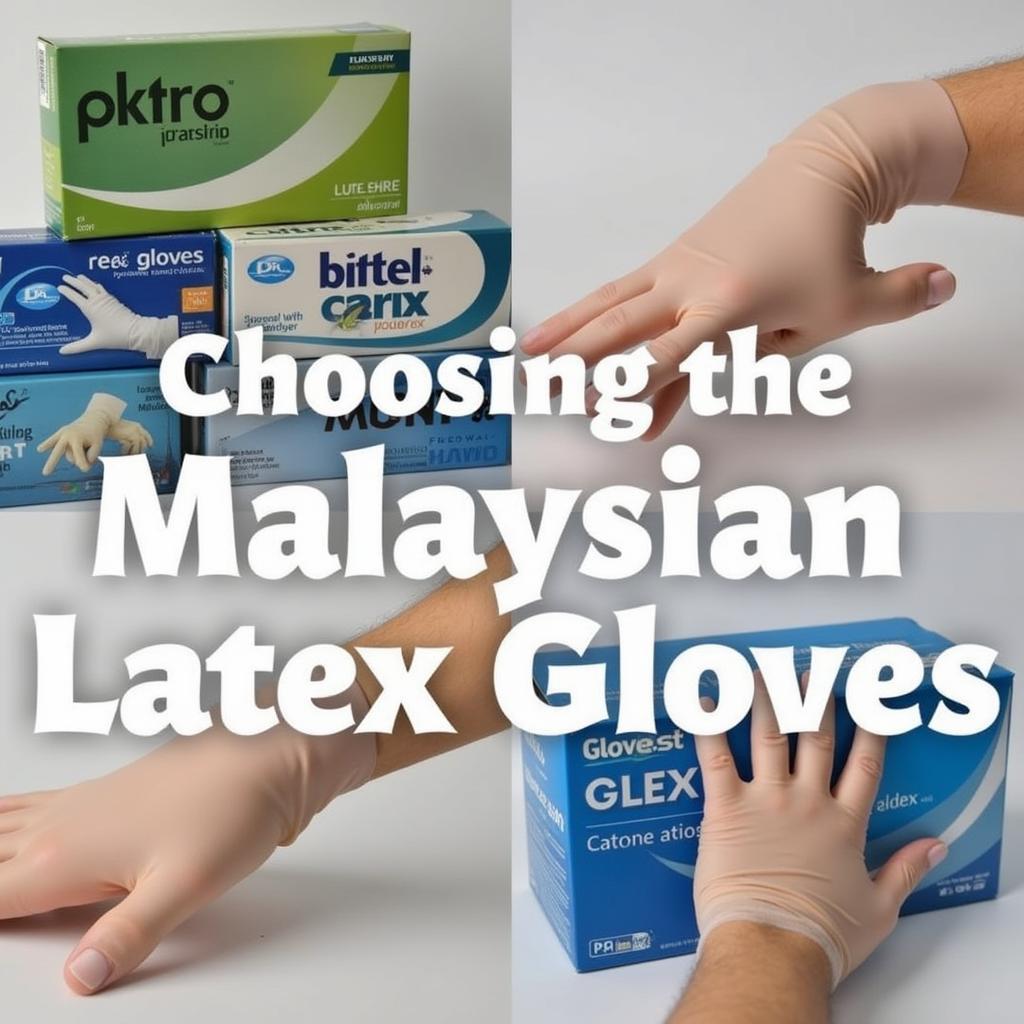 Lựa chọn găng tay latex Malaysia