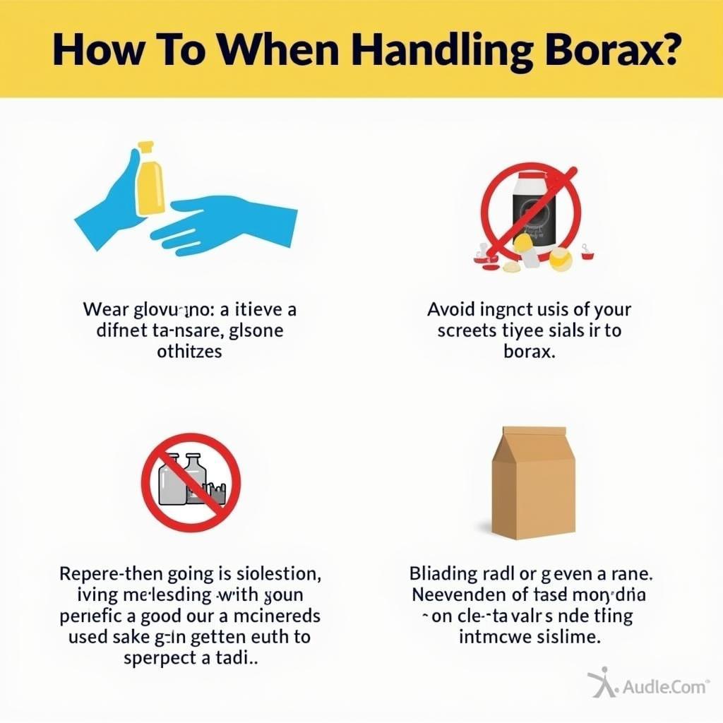 Lưu ý khi sử dụng Borax